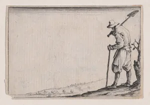 Le Paysan Portant sa Pelle sur L'Épaule (The Peasant Carrying his Shovel on his Shoulder), from Les Caprices Series A, The Florence Set