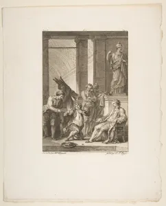 Le Paysan qui avait offense son Seigneur, from Contes et nouvelles en vers par Jean de La Fontaine. A Paris, de l'imprimerie de P. Didot, l'an III de la République, 1795