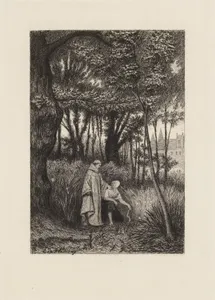 Le Péché Partagé, plate 1 from "The Decameron"