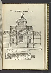 Le Premier Tome de l'Architecture by Philibert De L'Orme|Federic Morel