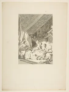Le Savetier, from "Contes et nouvelles en vers par Jean de La Fontaine. A Paris, de l'imprimerie de P. Didot, l'an III de la République, 1795"