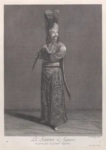 Le Seliktar-Agassi, ou porte èpée du Grand Seigneur, plate 7 from "Recueil de cent estampes représentent differentes nations du Levant"