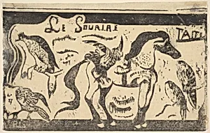Le Sourire;Taiti (Smile; Tahiti) by Paul Gauguin