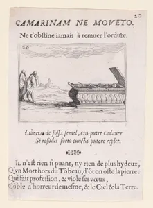 Le Tombeau (The Tomb), from Lux Claustri ou La Lumière du Cloitre (The Light of the Cloisters), plate 20