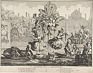 Le triomphe de la coquetterie by Anonymous, French, 18th century|Anonymous, British, 18th century