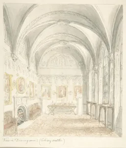 Lea Castle, Worcestershire, Dining Room Looking South