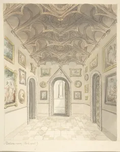Lea Castle, Worcestershire, Picture Room, Looking West