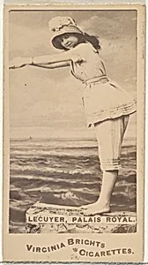Lecuyer, Palais Royal, from the Actors and Actresses series (N45, Type 1) for Virginia Brights Cigarettes by Allen & Ginter