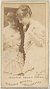 Lecuyer, Palais Royal, from the Actors and Actresses series (N45, Type 1) for Virginia Brights Cigarettes by Allen & Ginter