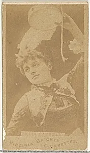 Leila Farrell, from the Actors and Actresses series (N45, Type 1) for Virginia Brights Cigarettes by Allen & Ginter