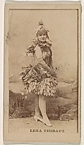 Lena Thibaut, from the Actresses series (N245) issued by Kinney Brothers to promote Sweet Caporal Cigarettes by Kinney Brothers Tobacco Company