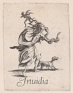 L'Envie (Envy), From Les Péchées Capitaux (The Deadly Sins) by Jacques Callot