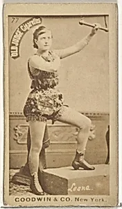 Leona, from the Actors and Actresses series (N171) for Old Judge Cigarettes by Goodwin & Company