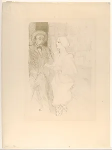 Léonie Yahne and Henry Mayer, in L'Age Difficile