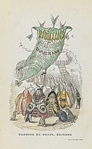 Les Papillons: Métamorphoses terrestres des peuples de l'air by Amédée Varin|Eugène Nus|Antony Méray|Gabriel de Gonet|E. de Soye