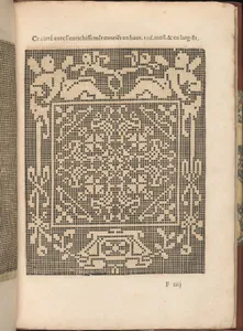 Les Secondes Oeuvres, et Subtiles Inventions De Lingerie du Seigneur Federic de Vinciolo Venitien, page 24 (recto)