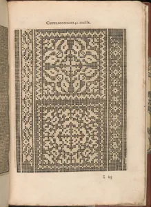 Les Secondes Oeuvres, et Subtiles Inventions De Lingerie du Seigneur Federic de Vinciolo Venitien, page 35 (recto)