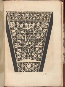 Les Secondes Oeuvres, et Subtiles Inventions De Lingerie du Seigneur Federic de Vinciolo Venitien, page 43 (recto)