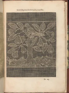 Les Secondes Oeuvres, et Subtiles Inventions De Lingerie du Seigneur Federic de Vinciolo Venitien, page 48 (recto)