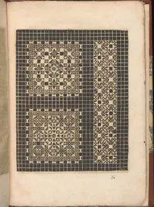 Les Secondes Oeuvres, et Subtiles Inventions De Lingerie du Seigneur Federic de Vinciolo Venitien, page 49 (recto)