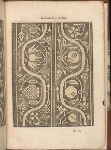 Les Secondes Oeuvres, et Subtiles Inventions De Lingerie du Seigneur Federic de Vinciolo Venitien, page 52 (recto)