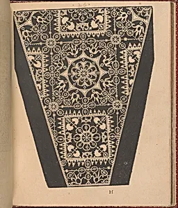 Les Singuliers et Nouveaux Portraicts... page 29 (recto) by Federico de Vinciolo|Jean Le Clerc|Henri III, King of France and Poland|Louise de Lorraine-Vaudemont|Chambolle-Duru
