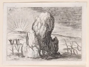 Les Tulipes et le Soleil (The Tulips and the Sun), from Lux Claustri ou La Lumière du Cloitre (The Light of the Cloisters), plate 6