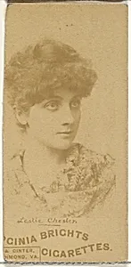 Leslie Chester, from the Actors and Actresses series (N45, Type 1) for Virginia Brights Cigarettes by Allen & Ginter