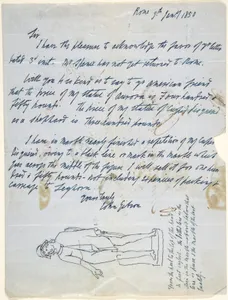 Letter from John Gibson to John Udny, containing information for Henry Farnum