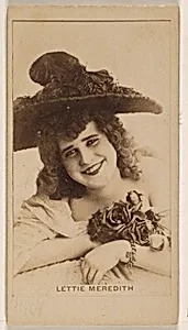 Lettie Meredith, from the Actresses series (N245) issued by Kinney Brothers to promote Sweet Caporal Cigarettes by Kinney Brothers Tobacco Company