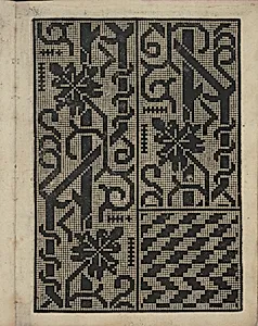 Libbretto nouellamete composto per maestro Domenico da Sera...lauorare di ogni sorte di punti, page 16 (recto) by Domenico da Sera