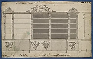 Library Bookcase, from Chippendale Drawings, Vol. II
