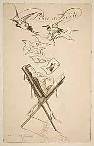 Libre et Fidèle by Philippe Burty|Félix Bracquemond