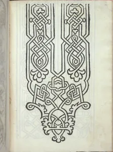Libro quarto. De rechami per elquale se impara in diuersi modi lordine e il modo de recamare...Opera noua, page 10 (recto)