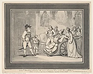 Lieutenant Bowling pleading the cause of young Rory to his Grandfather by George Murgatroyd Woodward|Rudolph Ackermann, London|Thomas Rowlandson|Joseph Constantine Stadler
