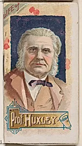 Life of Professor Thomas Henry Huxley, , from the Histories of Poor Boys and Famous People series of booklets (N79) for Duke brand cigarettes by W. Duke, Sons & Co.|Knapp & Company