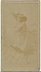 Lilie Sinclair, from the Actors and Actresses series (N145-8) issued by Duke Sons & Co. to promote Duke Cigarettes by W. Duke, Sons & Co.|American Tobacco Company