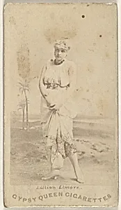Lillian Elmore, from the Actors and Actresses series (N171) for Gypsy Queen Cigarettes by Goodwin & Company