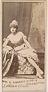 Lillian Grubb, from the Actresses series (N203) issued by Wm. S. Kimball & Co. by William S. Kimball & Company