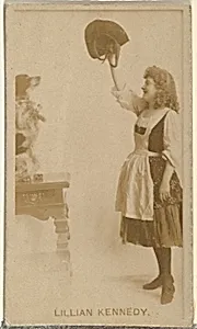 Lillian Kennedy, from the Actors and Actresses series (N145-8) issued by Duke Sons & Co. to promote Duke Cigarettes by W. Duke, Sons & Co.|American Tobacco Company