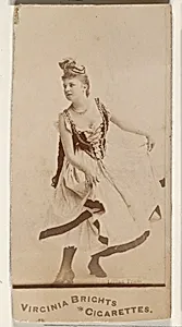 Lillian Price, from the Actors and Actresses series (N45, Type 1) for Virginia Brights Cigarettes by Allen & Ginter