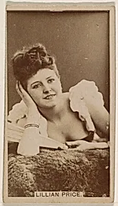Lillian Price, from the Actresses series (N245) issued by Kinney Brothers to promote Sweet Caporal Cigarettes by Kinney Brothers Tobacco Company