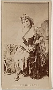 Lillian Russell, from the Actresses series (N245) issued by Kinney Brothers to promote Sweet Caporal Cigarettes by Kinney Brothers Tobacco Company