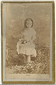 Lillie, from the Actresses and Celebrities series (N60, Type 2) promoting Little Beauties Cigarettes for Allen & Ginter brand tobacco products by Allen & Ginter