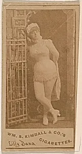 Lilly Dana, from the Actresses series (N203) issued by Wm. S. Kimball & Co. by William S. Kimball & Company