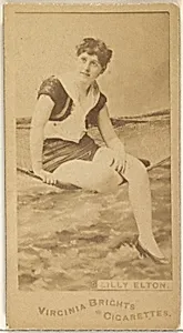Lilly Elton, from the Actors and Actresses series (N45, Type 1) for Virginia Brights Cigarettes by Allen & Ginter
