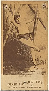 Lilly Elton, from the Actors and Actresses series (N45, Type 1) for Virginia Brights Cigarettes by Allen & Ginter
