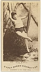Lily Elton, from the Actors and Actresses series (N171) for Gypsy Queen Cigarettes by Goodwin & Company