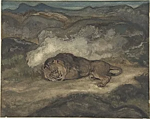 Lion Sleeping