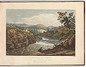 Little Falls at Luzerne (No. 1 of The Hudson River Portfolio) by John Hill|William Guy Wall|Henry J. Megarey